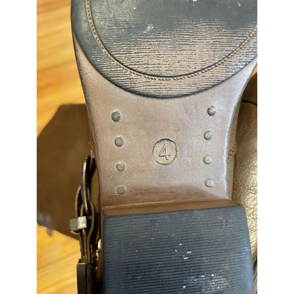 Pierre Dumas Kids Brown Leather Western Cowboy Boots Size 4 - Picture 9 of 10